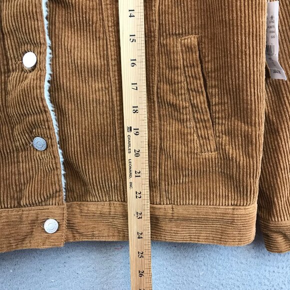 New PacSun Womens Corduroy Sherpa-Lined Jacket XS/S - Picture 9 of 14